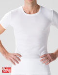 short sleeve T shirt with round neck